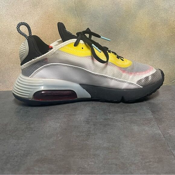 Nike Air Max 2090 CT1091-100 Speed Yellow Aqua Men's Sneakers Size 6.5 - Picture 10 of 16